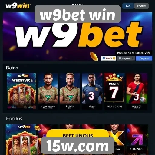 Promos e bônus exclusivos do w9bet win